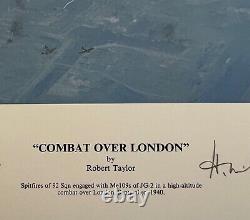 Combat au-dessus de Londres Robert Taylor Impression limitée rare