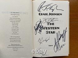 Craig Johnson Western Star signé X 6 Robert Taylor, Lou Diamond Phillips 1ère édition