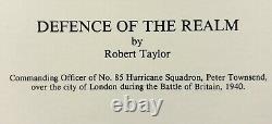 Défense du royaume par l'art de l'aviation de Robert Taylor signé par l'As Peter Townsend