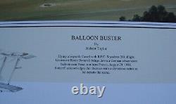 Destructeur de ballons par Robert Taylor avec COA MILLENIUM PROOF REMARQUES Rare 19/25