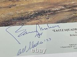 Échappée de l'Escadron des Aigles, Robert Taylor signé par 18 vétérans de la Grande Évasion