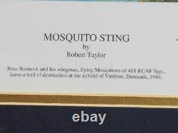 Empreinte de piqûre de moustique par Robert Taylor, également signée par Bannock & Fumerton