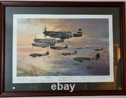 Équipe signée & Bob Hope Jour J L'assaut aéroporté par R. Taylor 233/350COA