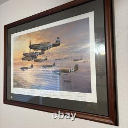 Équipe signée & Bob Hope Jour J L'assaut aéroporté par R. Taylor 233/350COA
