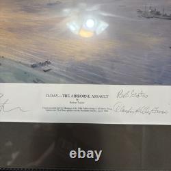 Équipe signée & Bob Hope Jour J L'assaut aéroporté par R. Taylor 233/350COA