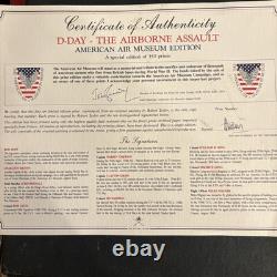 Équipe signée & Bob Hope Jour J L'assaut aéroporté par R. Taylor 233/350COA