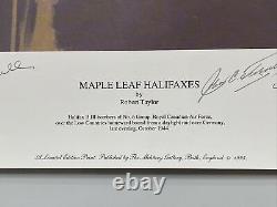 Feuilles d'érable Halifaxes Robert Taylor Art Print Signé Jamais Accroché 155/250