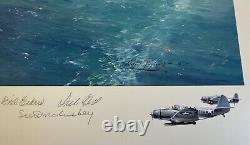 Frappe de Midway contre l'Akagi - Impression en édition limitée de Robert Taylor