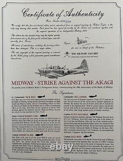 Frappe de Midway contre l'Akagi - Impression en édition limitée de Robert Taylor