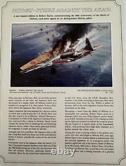 Frappe de Midway contre l'Akagi - Impression en édition limitée de Robert Taylor