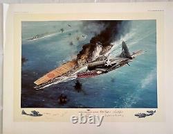 Frappe de Midway contre l'Akagi - Impression en édition limitée de Robert Taylor