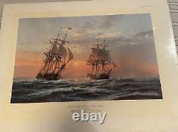 Hornblower et l'Indefatigable-Robert Taylor- 31 x 23,5- 2 signatures-62/850