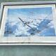 Impression Spitfire Par Robert Taylor, Sir Douglas Bader Et Johnnie Johnson Signée à La Main