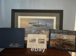 Impression de couverture supérieure d'art aéronautique de Robert Taylor et peintures de combat aérien Vol V