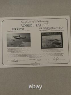 Impression de couverture supérieure d'art aéronautique de Robert Taylor et peintures de combat aérien Vol V