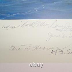 Impression signée des Doolittle Raiders par Robert Taylor, Ed Ltd et COA scellé Original