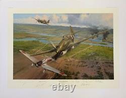 L'Amérique contre-attaque, Preuve artiste signée par Robert Taylor et les pilotes de Pearl Harbor
