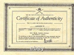 Le Lancaster V. C. S. signé, édition limitée d'une estampe sur l'aviation militaire de Robert Taylor