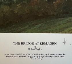 Le Pont de Remagen Robert Taylor Épreuve d'artiste Signée et Numérotée
