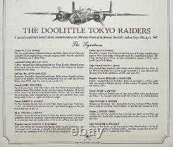 Les Doolittle Tokyo Raiders par Robert Taylor (930/1000) Signé avec Authenticité