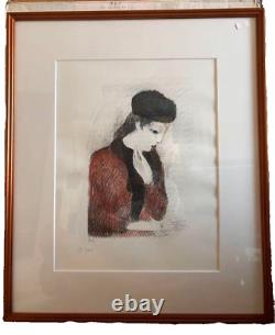 Lithographie de Robert Taylor signée Petit Tutoriel 61×52cm