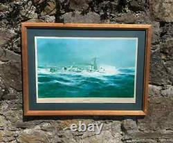 Montbatten de Birmanie signé Édition Limitée Marine Royale HMS Cavalier Impression de Robert Taylor