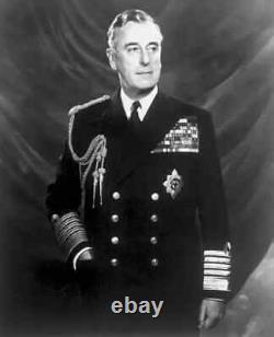 Mountbatten de Birmanie a signé l'édition limitée de la Marine Royale HMS Kelly Print de Robert Taylor