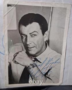 Photo dédicacée 5x7 de Robert Taylor