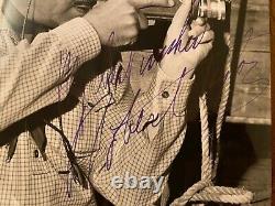 Photo signée et autographiée de Robert Taylor avec certificat d'authenticité Quo Vadis Waterloo Bridge RARE