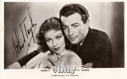 Photographie imprimée de Robert Taylor signée à l'encre