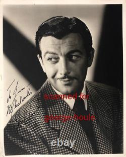 Photographie signée de Robert Taylor MGM Barbara Stanwyck Ursula Thiess