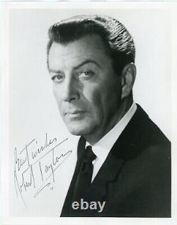 Photographie vintage signée de Robert Taylor