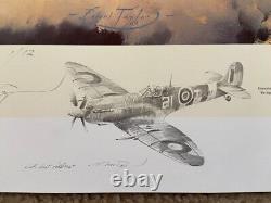 Robert Taylor AILES DE GLOIRE REMARQUE #1 de 12 Impression d'Art Aéronautique Spitfire