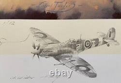 Robert Taylor AILES DE GLOIRE REMARQUE #1 de 12 Impression d'Art Aéronautique Spitfire
