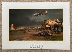 Robert Taylor COMPAGNIE DES HÉROS Maîtres du ciel B-17 Aviation Art Imprimé