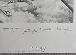 Robert Taylor: COURIR LE GAUNTLET Maîtres de l'Air Aviation Art Pencil Print