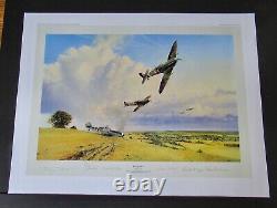 Robert Taylor Eagles Prey Affiche d'art de l'aviation de la Seconde Guerre mondiale à collectionner en parfait état