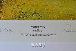 Robert Taylor Eagles Prey Affiche d'art de l'aviation de la Seconde Guerre mondiale à collectionner en parfait état