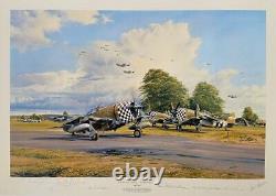 Robert Taylor HUITIÈME PUISSANT EN ROUTE P-47 Aviation Art Print