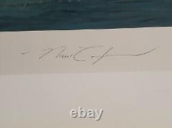 Robert Taylor Hornblower et l'Atropos 1987 Lithographie Crayon-Signé Menthe Rare