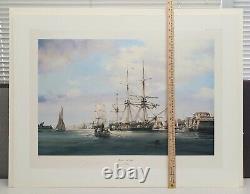 Robert Taylor Hornblower et l'Atropos 1987 Lithographie Crayon-Signé Menthe Rare