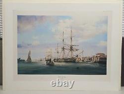 Robert Taylor Hornblower et l'Atropos 1987 Lithographie Crayon-Signé Menthe Rare