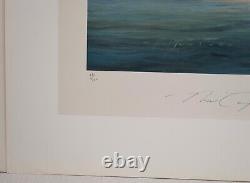 Robert Taylor Hornblower et l'Atropos 1987 Lithographie Crayon-Signé Menthe Rare