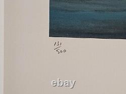 Robert Taylor Hornblower et l'Atropos 1987 Lithographie Crayon-Signé Menthe Rare