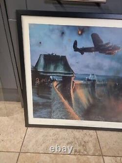 Robert Taylor Les briseurs de barrages Le barrage de la Mohne et certificat signé x3 Pilotes de la Seconde Guerre mondiale 42 sur 350.