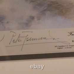 Robert Taylor Première d'une série 1981 Lithographie Impression Autographe