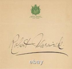 Robert Warwick - Page vintage signée