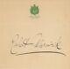 Robert Warwick - Page Vintage Signée