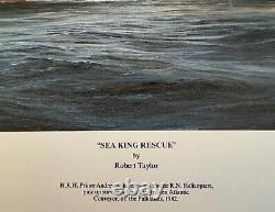 Sauvetage du roi de la mer Robert Taylor, impression en édition limitée signée
