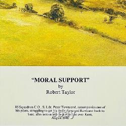 Soutien moral ROBERT TAYLOR Signé Capt Townsend Édition limitée numérotée avec certificat d'authenticité nouveau